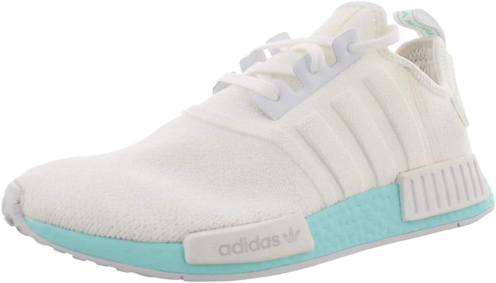 adidas Originals Womens NMD R1 Casual Sneakers, White/Blue, 7