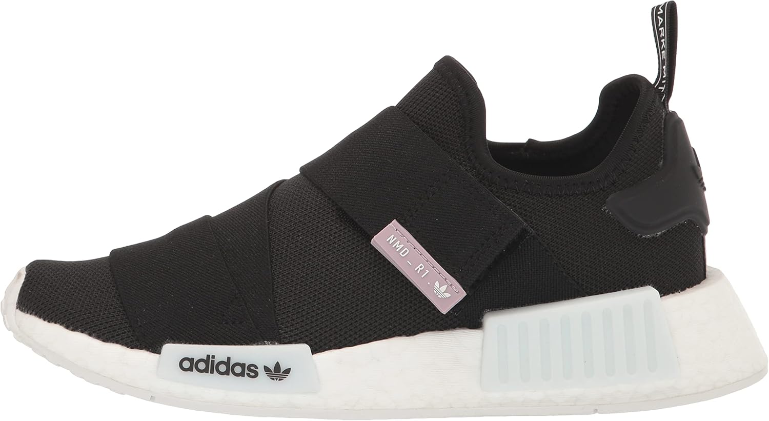 adidas Originals Womens NMD_R1s Sneaker, Core Black/Core Black/White, 9