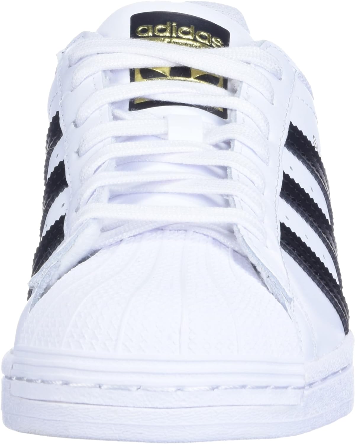 adidas Originals Womens Superstar Sneaker, White/Black/White 8.5