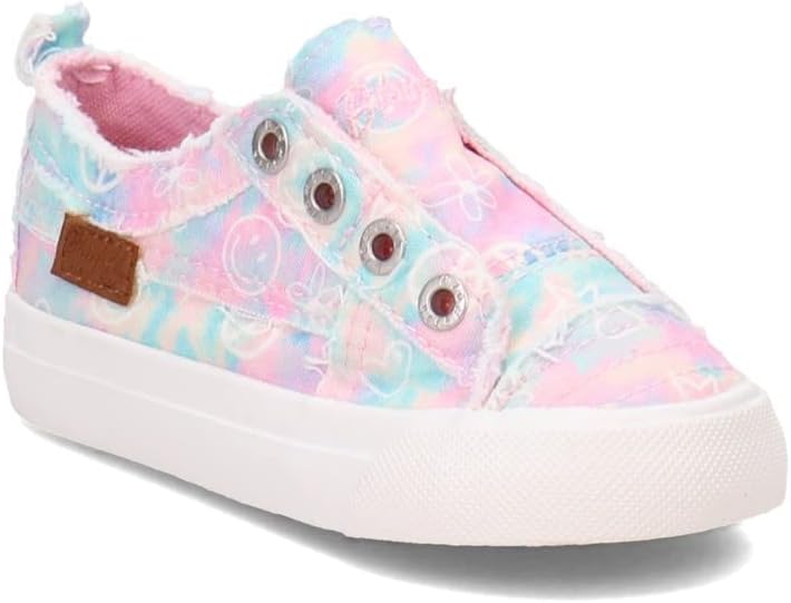 Blowfish Malibu Baby-Girls Play-t Sneaker, Multi Tie Dye Stamp, 6 Toddler