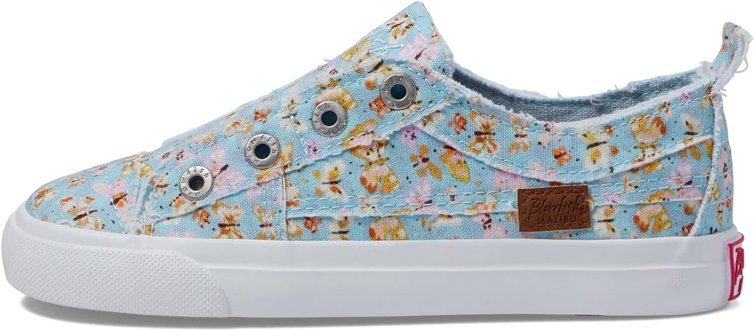 Blowfish Malibu Kids Girls Play-t Sneaker, Fog Gray, 11 Little Kid