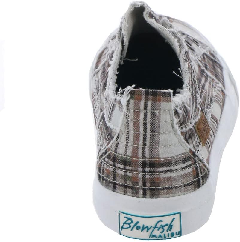 Blowfish Malibu Play Womens Slip On BM US BrownPlaid 6.5