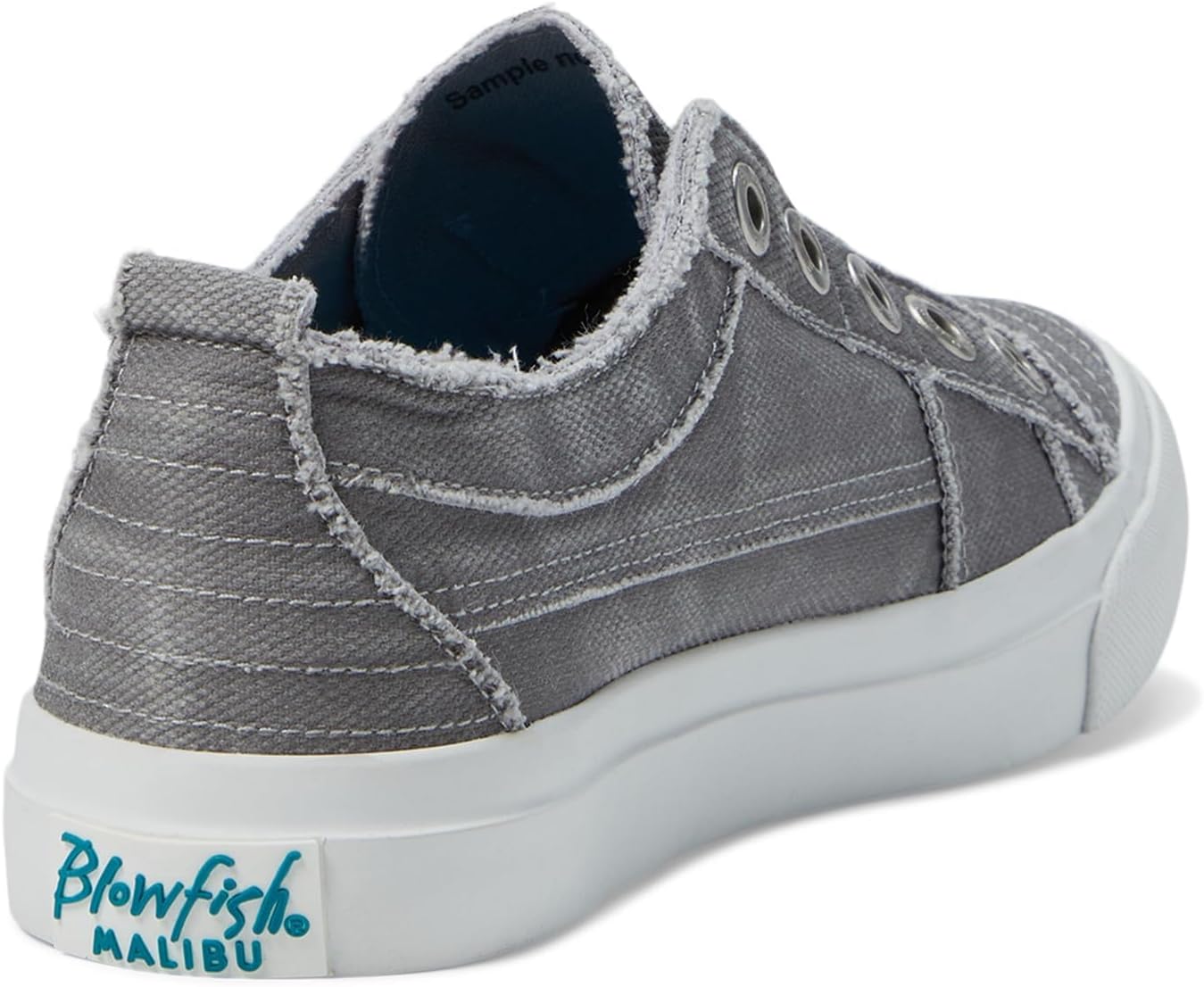 Blowfish Malibu Womens Play Sneaker, Dirty Grey Smoked, 7 Wide