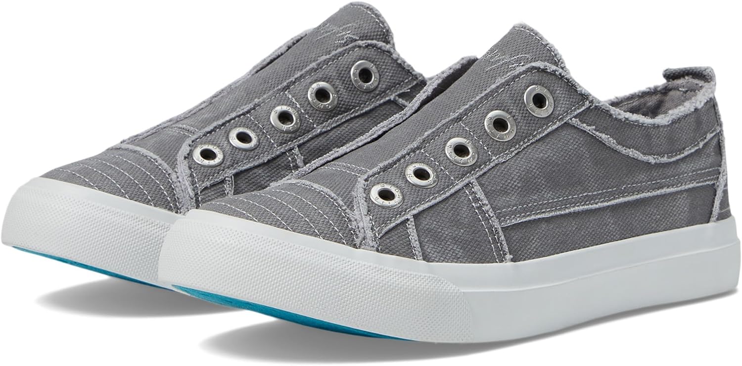 Blowfish Malibu Womens Play Sneaker, Dirty Grey Smoked, 7 Wide