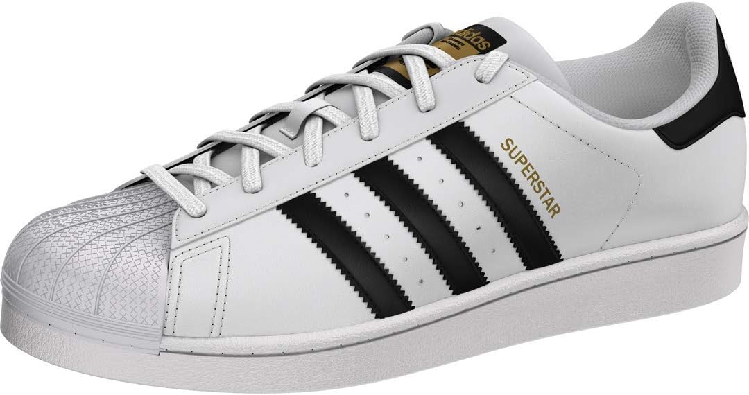 adidas Originals womens Superstar Sneaker, White/Black/White, 5.5 US