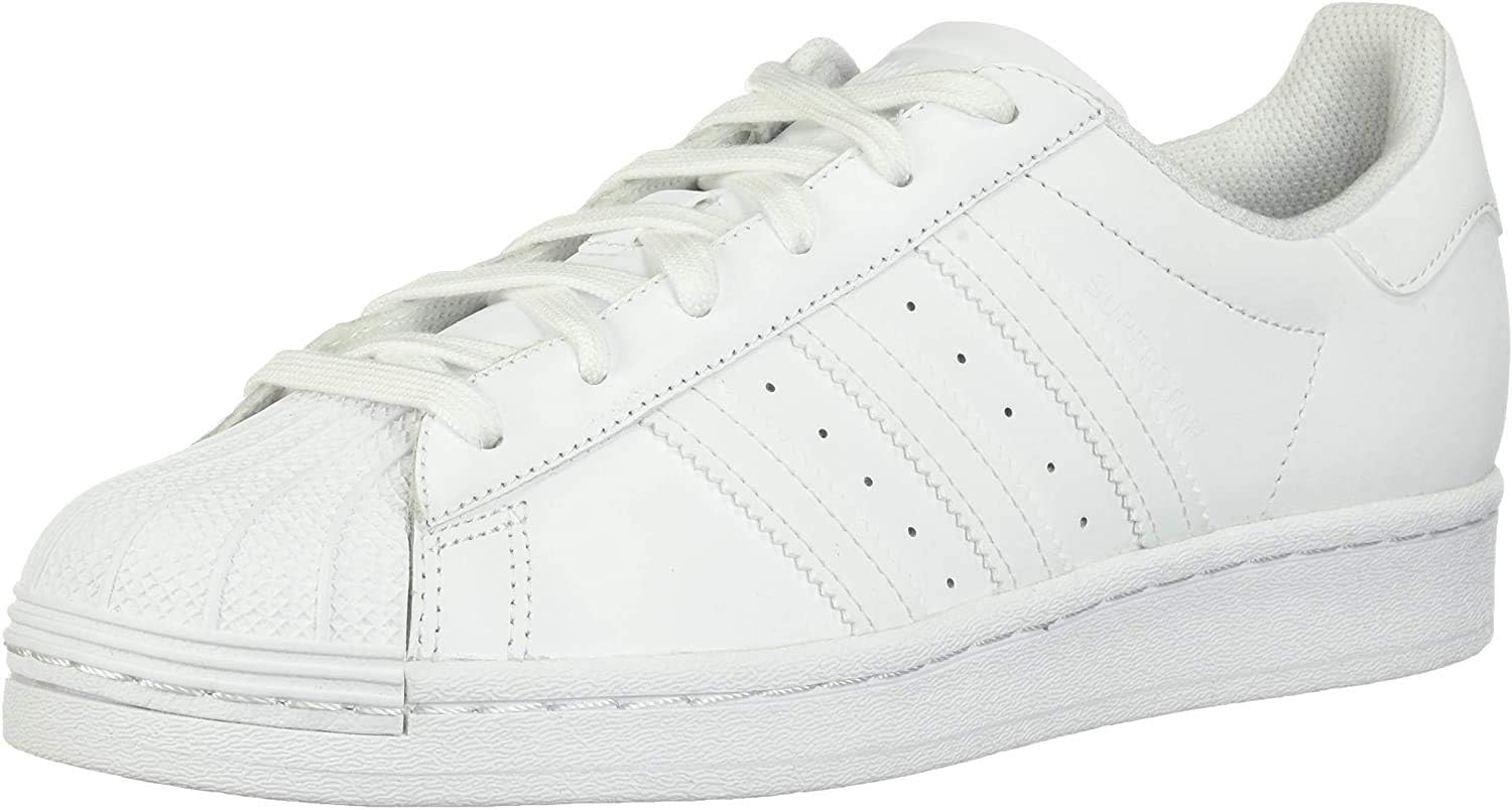 adidas Originals womens Superstar Sneaker, Core White/White/White, 7 US