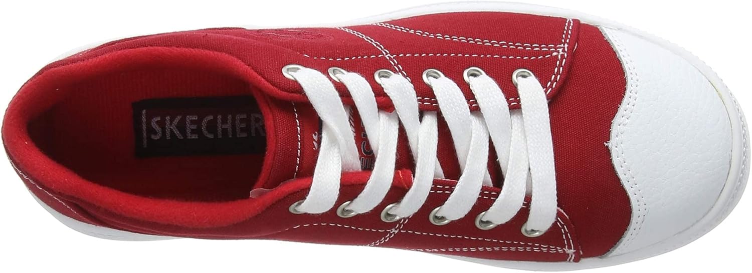 Skechers womens Roadies-true Roots Sneaker, Red, 9 US