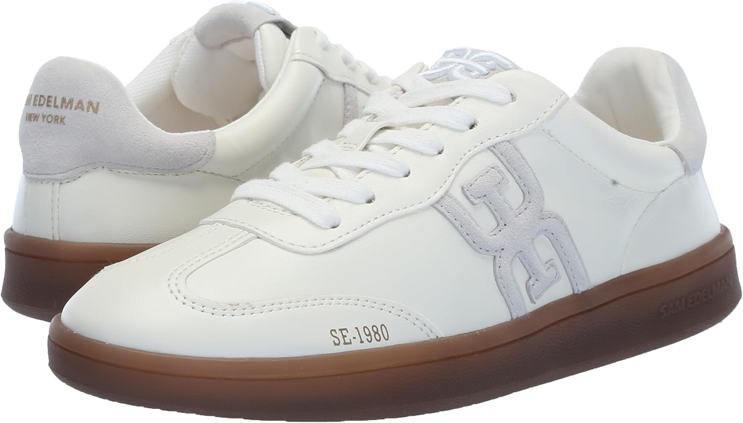 Sam Edelman Womens Tenny Sneaker, Optic White, 11