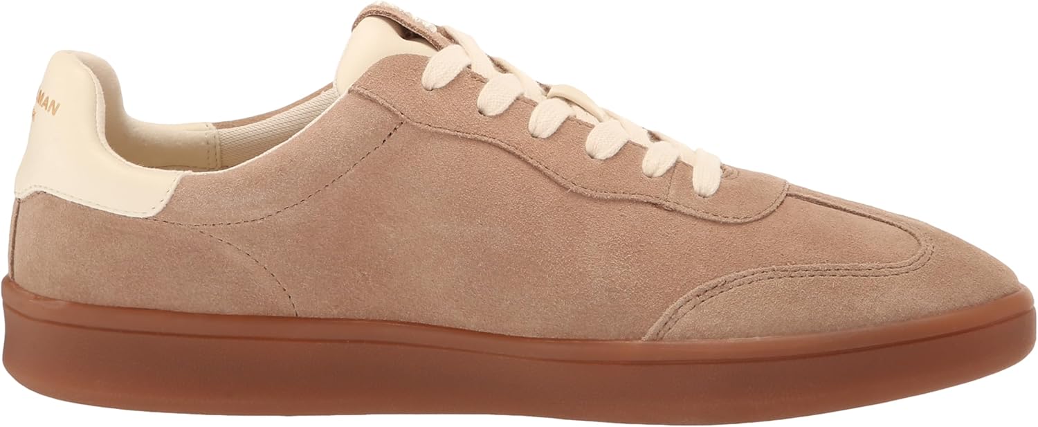 Sam Edelman Womens Tenny Sneaker, Taupe Suede, 7.5