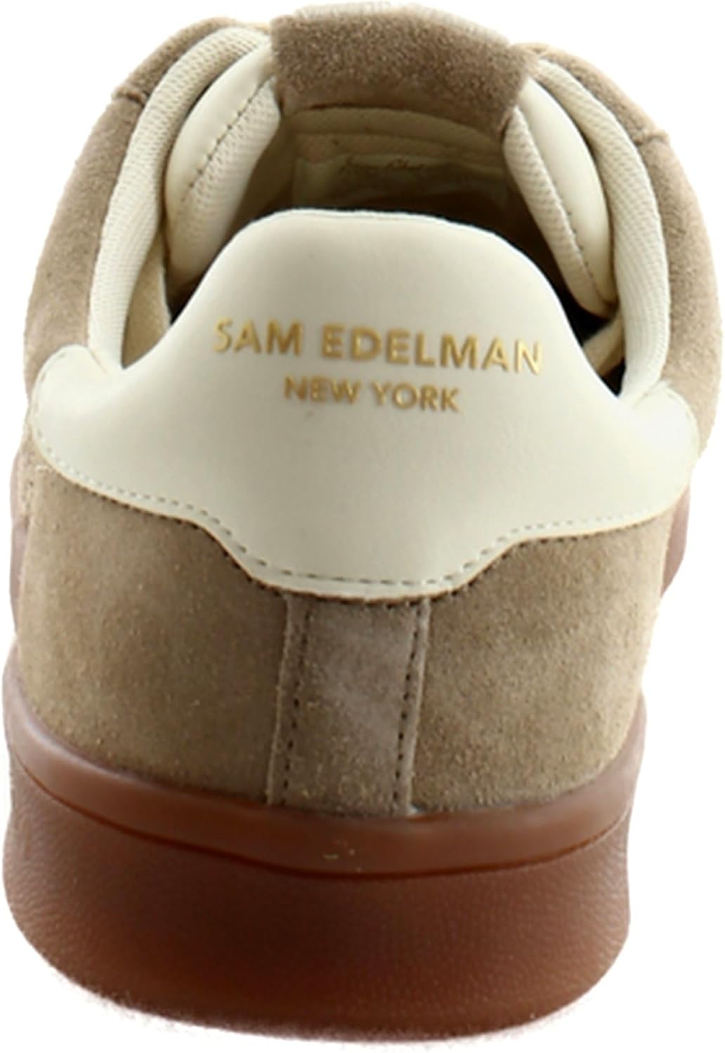 Sam Edelman Womens Tenny Sneaker, Taupe Suede, 8.5