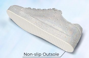 LUCKY STEP Platform Rhinestone Sneakers Review