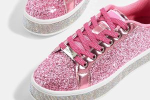 LUCKY STEP Women’s Platform Glitter Sneakers Review